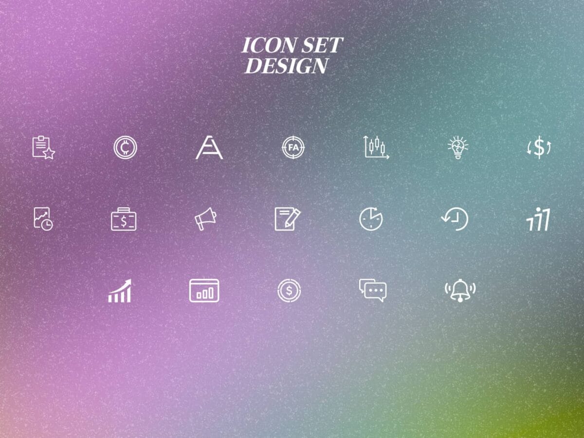 Icon Set Design