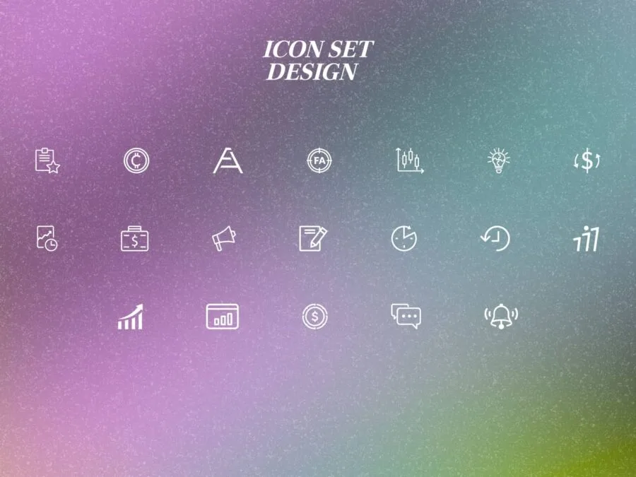 Icon Set Design